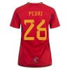 Officiële Voetbalshirt Spanje PEDRI 26 Thuis WK 2022 - Dames